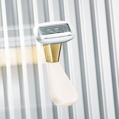 Athena Club Mini Razor - Trial Size - Sugar Cookie: Whole Body, 5 Blades, Manual