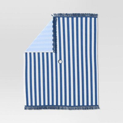 2 Person Beach Blanket Blue - Sun Squad