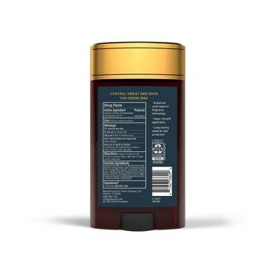 Cremo Solid Antiperspirant Palo Santo - 2.65oz