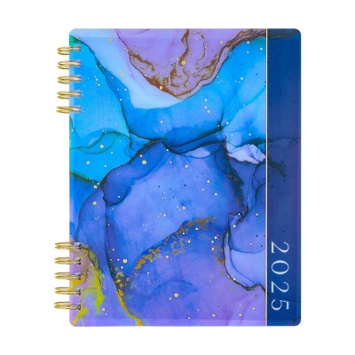 The Happy Planner 2025 Weekly/Monthly Planner 9.75"x8.75" Classic Ethereal Elements: Adult Twin-Wire Calendar, 7x9.25"