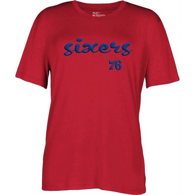 NBA Philadelphia 76ers Women's Short Sleeve Crew T-Shirt - M