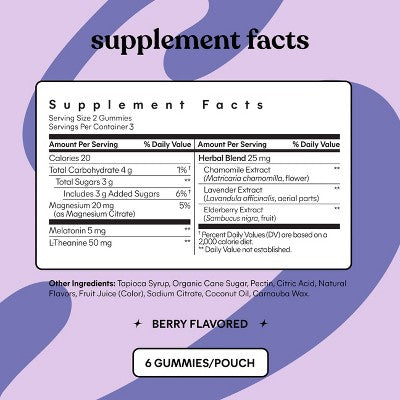 Lemme Sleep Gummies - Holiday Ornament - 6ct