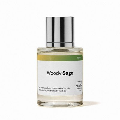 Dossier Body Perfume - Woody Sage - 50ml: Paraben-Free, Phthalate-Free, Vegan, Spray