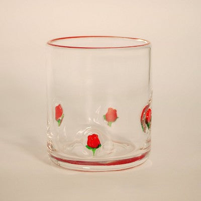 Madison Home 16 fl oz Icon Glass Roses