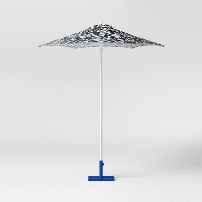 25lbs Steel Square Outdoor Patio Market Umbrella Bases Cobalt - Room Essentials (LOCAL PICKUP ONLY)