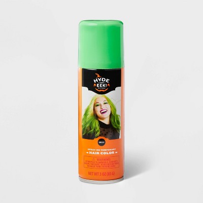 3oz Green Spray-On Temporary Halloween Hair Color - Hyde & EEK! Boutique