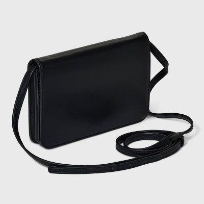 Flap Cell Phone Wallet - A New Day Black