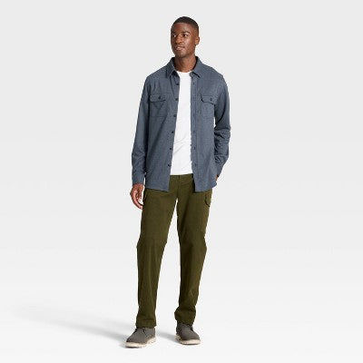 Men's Comfort Soft Shirt - Goodfellow & Co Dark Blue L
