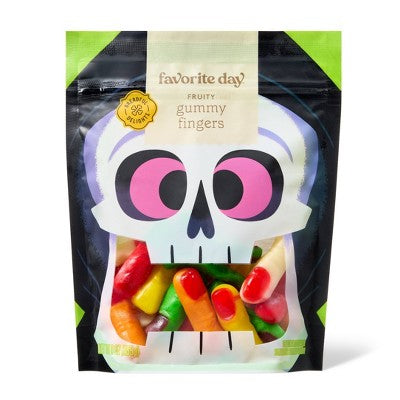 Halloween Fruity Gummy Fingers Candy - 9oz - Favorite Day