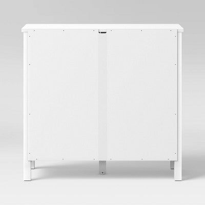 Traditional Multipurpose Storage Cabinet Multipurpose Classic White - Room Essentials (LOCAL PICKUP ONLY)