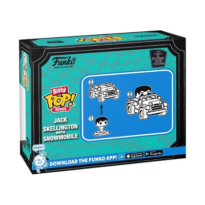 Funko Bitty POP! Rides: The Nightmare Before Christmas Jack Skellington with Snowmobile Figures
