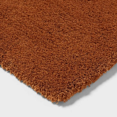 24"x40" Spa Plush Bath Rug Caramel - Threshold