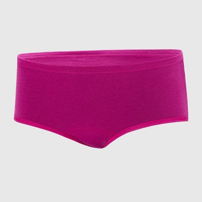 Hanes Girls' 4pk Boyshort Period Underwear Moderate Protection - colors may vary 14