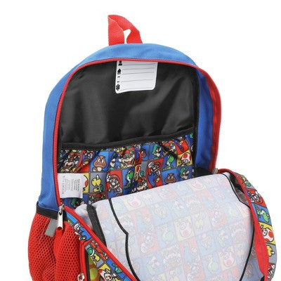 Super Mario Kids' 14.4L Single Backpack - Blue