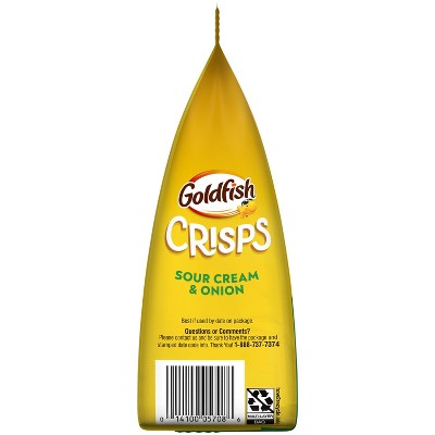 Goldfish Sour Cream & Onion Crisps - 4.8oz
