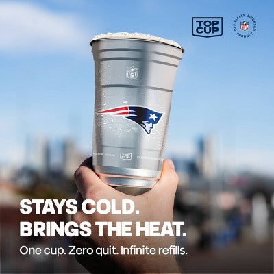 Top Cup NFL New England Patriots Disposable Cups - 20oz/10ct