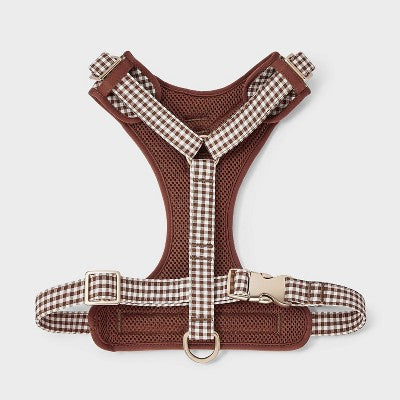 Fashion Harness - M - Gingham - Boots & Barkley