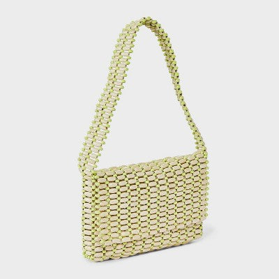 Wood Bead Shoulder Bag - Universal Thread Brown/Green