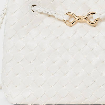 Woven Satchel Handbag - A New Day Cream
