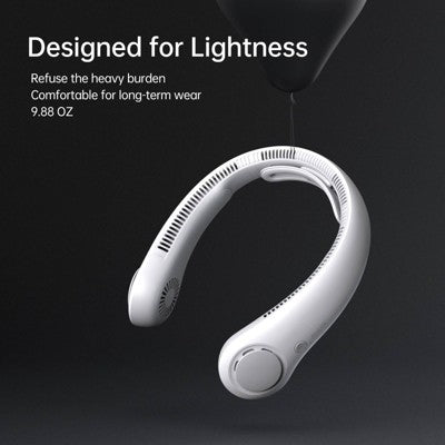 JISULIFE Portable Neck Fan Gray