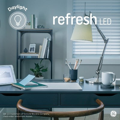 GE 3pk 60W Refresh T8 LED Light Bulbs Daylight