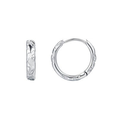 Hey Harper Aurie Mini Huggie - Silver