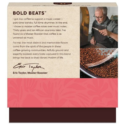 Keurig Coffee Collective Bold Beats Medium Dark Roast K-Cup Coffee Pods - 8ct: Arabica Beans, Caramel Flavor
