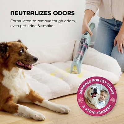 Shark StainForce Portable Cordless Spot & Stain Cleaner with Dual-Activated Cleaning SolutionHX101 Gray