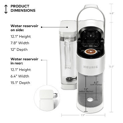 Keurig K-Supreme Single-Serve K-Cup Pod Coffee Maker - White