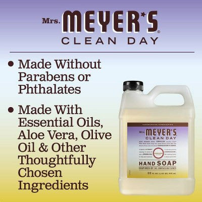 Mrs. Meyer's Clean Day Compassion Flower Hand Soap Refill - 33 fl oz