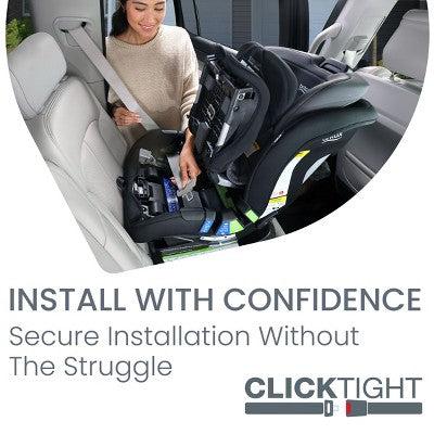 Britax Poplar Slim 17-Inch Design with ClickTight Technology Convertible Car Se5at - Black (LOCAL PICKUP ONLY)