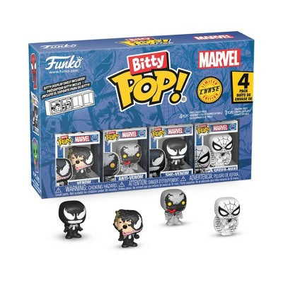 Funko Bitty POP! Spider-Man Venom Figures - 4pk