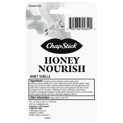 Chapstick Lip Balms - Honey Nourish - 3ct