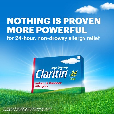 Claritin Allergy Relief 24 Hour Non-Drowsy Loratadine Tablets - 30ct