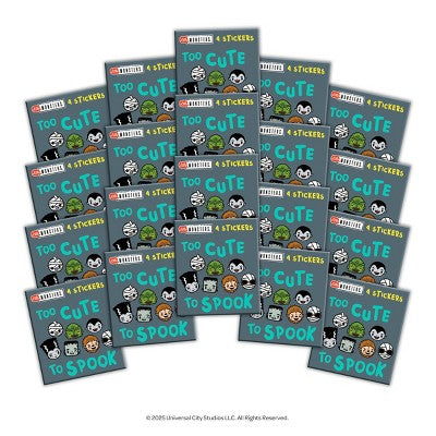 Bendon Lic 20 Universal Little Monsters Sticker Box