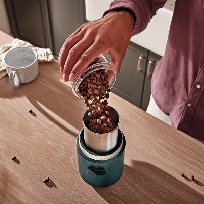 KitchenAid Go Cordless Blade Grinder battery included - Hearth & Hand with Magnolia: Coffee Bean & Spice Grinder, Dark Green