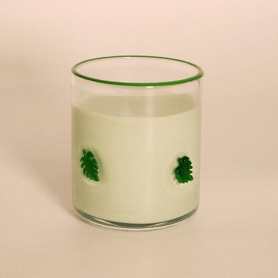 Madison Home 16 fl oz Icon Glass Monstera Leaf