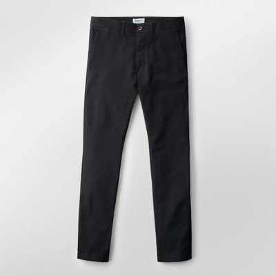 Men's Big & Tall Every Wear Slim Fit Chino Pants -  Black 36