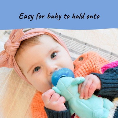 WubbaNub Pacifier - Axolotl: Silicone, BPA-Free, Plush Toy