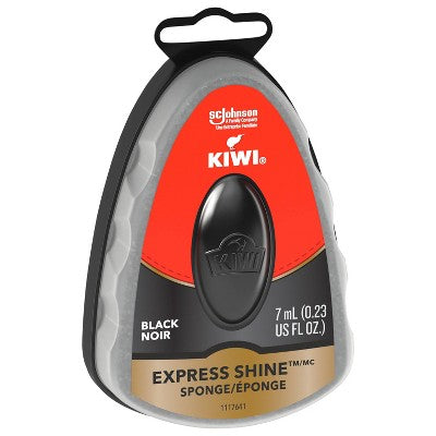 KIWI Express Shine Sponge - Black 0.23oz