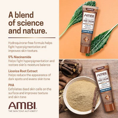 AMBI Even & Clear Fade Cream - Advanced - 1 fl oz