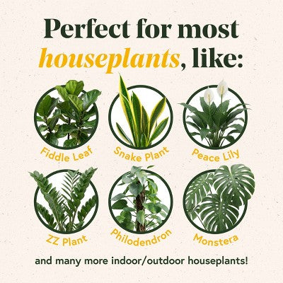 WE THE WILD Enrich Powder Slow-Release Organic Soil Amendment & Plant Food for Houseplants 8.8 oz