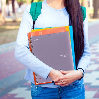 Five Star 130 Sheet 1 Subject Wide Ruled Customizable Notebook Lilac