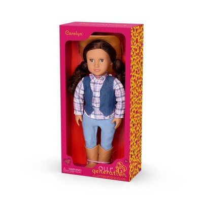 Our Generation Carolyn 18" Cowgirl Doll in Western-Inspired Outfit