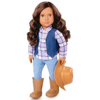 Our Generation Carolyn 18" Cowgirl Doll in Western-Inspired Outfit