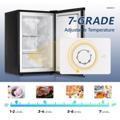Simzlife 3.0 Cu. Ft. Upright Freezer,Large Capacity Rapid Cooling Upright Freezer Refrigerator, Silver (LOCAL PICKUP ONLY)