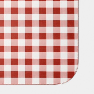 84"x60" Red Gingham Tablecloth - Room Essentials