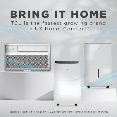 TCL 2000sqft Smart Dehumidifier Energy Star Most Efficient 2024 25 Pints Per Day (H25D44W): Basement & Room Use, 3 Settings (LOCAL PICKUP ONLY)