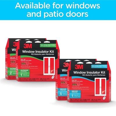 3M Indoor Window Insulator Kit Patio Door