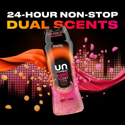 Downy Unstopables Fusions Sunset & Citrus Laundry Additive Beads - 10.7oz